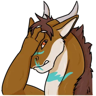 🤭 Anthro, Naga, Furry, Kesal, Frustrasi telegram sticker