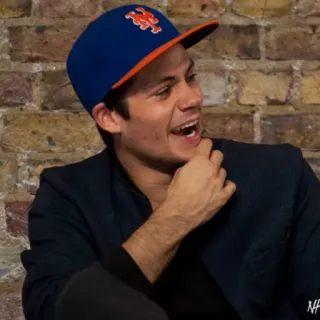 📎 Dylan O'Brien aktor, potret, pria, selebriti, Mets, baseball telegram sticker