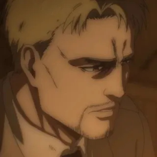 👾 Reiner Braun Attack on Titan アニメ, キャラクター, ポートレート, ファンアート, ライナー・ブラウン, 進撃の巨人 whatsapp sticker