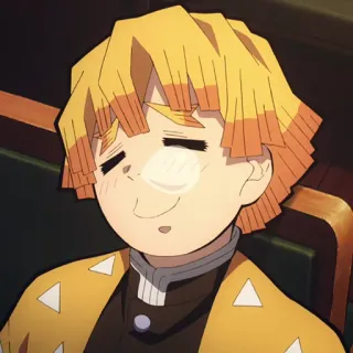 🔥 Zenitsu Agatsuma Demon Slayer Anime, Demon Slayer, Zenitsu, Personnage, Manga telegram sticker