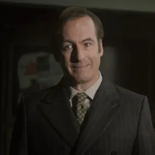 ⚖️ Saul Goodman Better Call Saul lawyer, criminal, tv show, suit telegram sticker