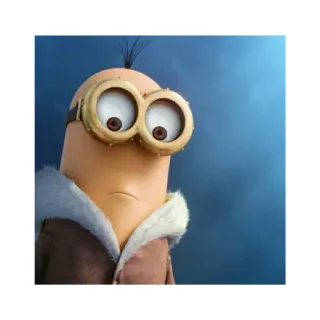 😐 Minion Despicable Me Minion, Moi, moche et méchant, Dessin animé, Drôle, Personnage, Animation telegram sticker
