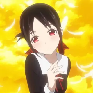 🥺 Kaguya Shinomiya Kaguya-sama: Love Is War Аниме, Милый, Девушка, Кагуя Синомия, Love is War, Персонаж, Манга, Японский telegram sticker