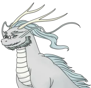 😀 dragón, fantasía, criatura, animal whatsapp sticker