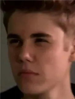 😒 Justin Bieber ジャスティン・ビーバー, 歌手, ポートレート, 顔, セレブ, ポップスター telegram sticker