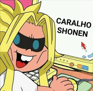 😱 All Might My Hero Academia CARALHO
SHONEN anime, meme, all might, my hero academia, caralho, shonen telegram sticker