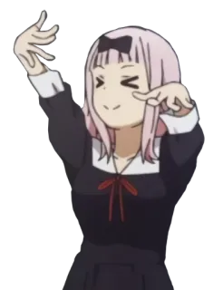 😣 Chika Fujiwara Kaguya-sama: Love Is War Anime, Manga, Chika, Fujiwara, Kaguya-sama, Love is War, Nhân vật, Dễ thương whatsapp sticker