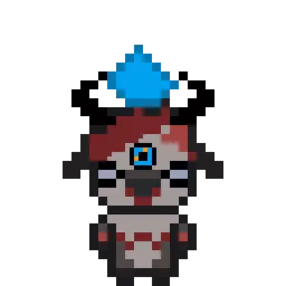 👀 Pixel Art, Monster, Kreatur, Digitale Kunst, Charakterdesign telegram sticker