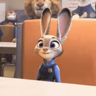 π Judy Hopps Zootopia zootopia, judy hopps, rabbit, police, cartoon telegram sticker