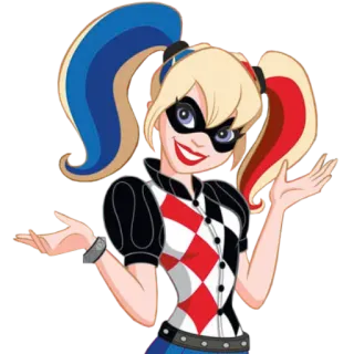 🤷‍♀ Harley Quinn Harley Quinn, DC Comics, villain, cartoon, character telegram sticker