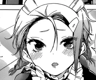 😳 Anime, Manga, Fille, Mignon, Rougir, Illustration telegram sticker