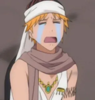 😭 Ichigo Kurosaki Bleach Anime, Manga, Ichigo, Bleach, Charakter, Weinend telegram sticker