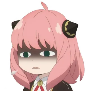 😮‍💨 Anya Forger Spy x Family Anime, Spy x Family, Anya, Anya Forger, Kartun, Stiker whatsapp sticker