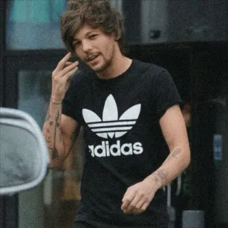 ⚽ Louis Tomlinson Louis Tomlinson, One Direction, Sänger, Adidas telegram sticker