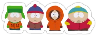 👨 South Park characters South Park South Park, cartoons, comedy, animation telegram sticker