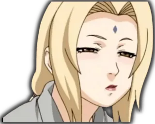 😑 Tsunade Naruto anime, cartoon, tsunade, naruto, woman, character telegram sticker