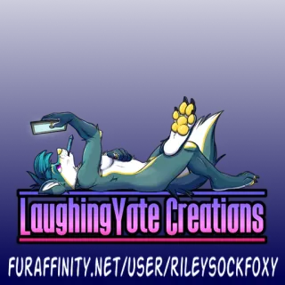 🌈 LaughingYote Creations
FUR AFFINITY.NET/USER/RILEYSOCKFOXY Furry, Yote, Fur Affinity, Riley Sock Foxy, Laughing Yote Creations, Anthro, Tier telegram sticker
