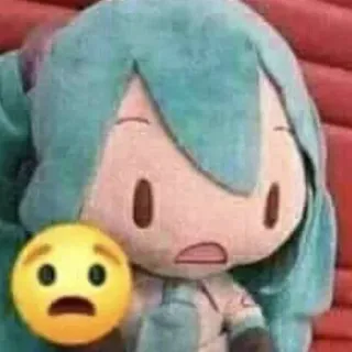 😳 Hatsune Miku Vocaloid telegram sticker