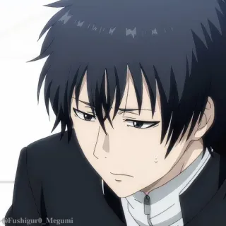 🎲 Аниме, Манга, Парень, Грустный, Задумчивый, Персонаж, Эмоция telegram sticker