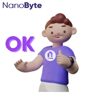 👍 OK ok, daumen hoch, zustimmung, einverstanden, junge, 3d telegram sticker