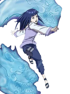 ⚔ Hinata Hyuga Naruto 애니메이션, 닌자, 소녀, 싸움, 백안, 나루토 telegram sticker