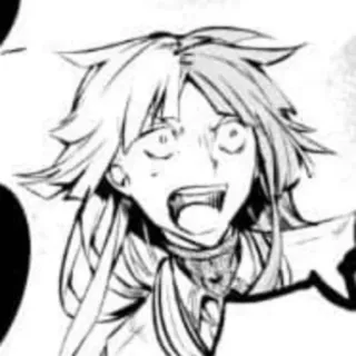 😵 anime, manga, surprised, expression, character telegram sticker