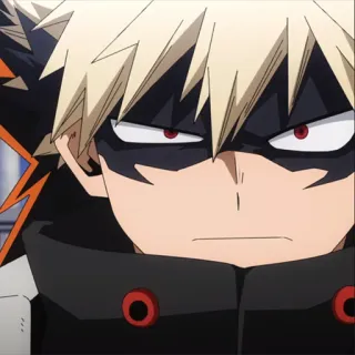 💥 Bakugo My Hero Academia Anime, Karakter, Marah, Pahlawan, Ledakan, Katsuki, Manga whatsapp sticker