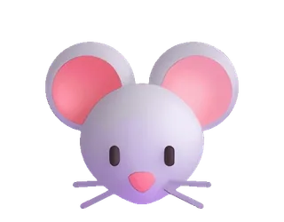 🐭 mouse, animal, cartoon, cute, rodent telegram sticker