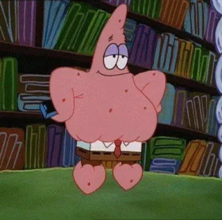 🌟 Patrick Star SpongeBob SquarePants patrick stella, spongebob, cartone animato, nickelodeon, divertente, meme, personaggio telegram sticker