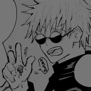 🕯 Gojo Satoru Jujutsu Kaisen KRUSH 动漫, 漫画, 五条, 悟, 咒术回战, 角色 telegram sticker