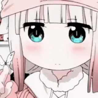 🍡 Kanna Kamui Miss Kobayashi's Dragon Maid Anime, Kawaii, Kanna Kamui, Smok, Słodkie, Miss Kobayashi's Dragon Maid telegram sticker