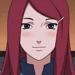 🎈 Kushina Uzumaki Naruto Аниме, Персонаж, Кушина Узумаки, Наруто telegram sticker