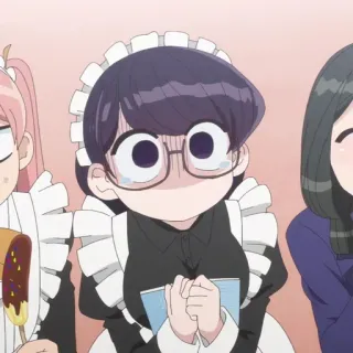 🍬 Komi Shouko Komi Can't Communicate Anime, Komi Can't Communicate, Komi Shouko, Fofo, Empregada, Estudante telegram sticker