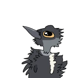 ☺️ uccello, carino, animale, cartone animato telegram sticker