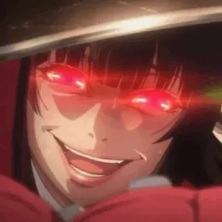 🥀 Yumeko Jabami Kakegurui Anime, Kakegurui, Yumeko Jabami, Jeu, École, Fille Anime whatsapp sticker
