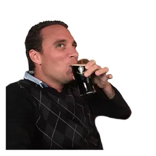 🍷 boire, homme, bière, portrait, adulte, boisson telegram sticker
