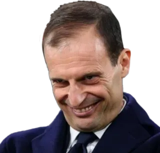 😏 allegri, football, manager, juventus, soccer telegram sticker