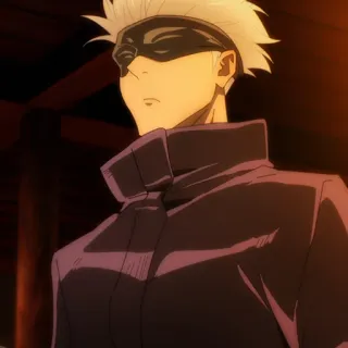 🤍 Satoru Gojo Jujutsu Kaisen anime, gojo, satoru, jujutsu kaisen, character telegram sticker