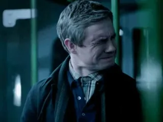 💎 John Watson Sherlock Martin Freeman, Sherlock, John Watson, BBC, TV series, detective telegram sticker