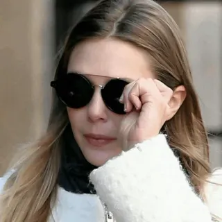 🧚‍♀️ woman, sunglasses, portrait, celebrity telegram sticker