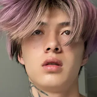 ❤️ человек, мужчина, портрет, лицо, тату на шее, прическа telegram sticker