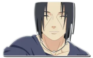 🎧 Itachi Naruto Anime, Itachi, Naruto, Manga, Postać, Ninja telegram sticker