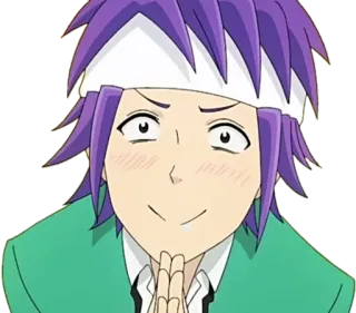 🤤 Iguchi Hirohito Saiki Kusuo no Psi-nan Аниме, Смешной, Персонаж, Улыбающийся, Манга telegram sticker
