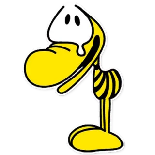 😌 desenho animado, personagem, amarelo, engraçado, banda desenhada, peculiar, ilustração telegram sticker