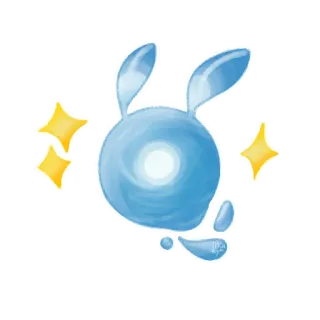 ✨ Blob, Słodki, Brokat, Postać, Zwierzę, Maskotka telegram sticker