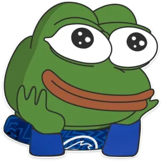 😍 Pepe the Frog 페페, 개구리, 밈, 인터넷 telegram sticker
