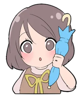 😮 动漫, 卡通, Q版, 可爱, 裱花袋, 甜点 telegram sticker