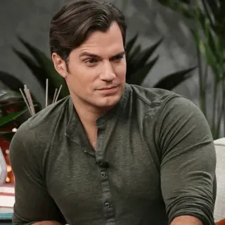🔱 Henry Cavill ator, homem, celebridade, retrato, bonito whatsapp sticker