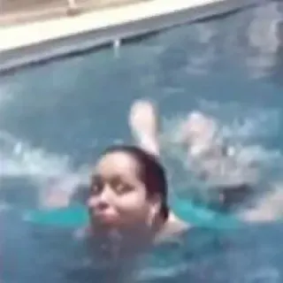 🤪 natation, femme, piscine, eau, été telegram sticker
