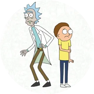Rick and morty whatsapp stickers